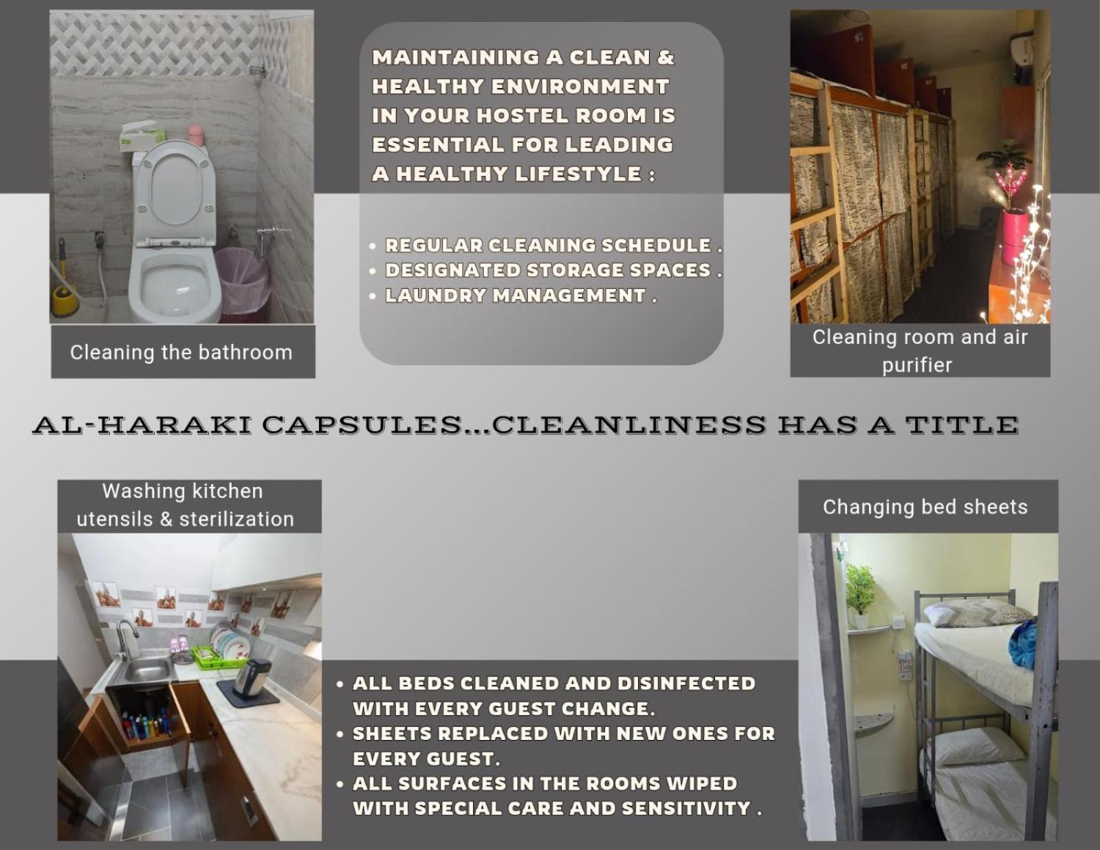 Alharaki Capsule Bed & Breakfast Дубай Екстериор снимка
